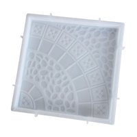 Magideal - Modelo De Ladrillo De Hormigón, Adoquín De Piedra, Baldosa Cuadrada Reutilizable Para Suelo, Modelo De Pavimento De Jardín Para Parque, Patio Y Estilo A