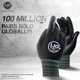 thumbnail image 3 of Guantes de trabajo LIO FLEX táctil negro talla M - 3 pares, 3 of 6