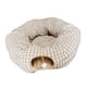 thumbnail image 1 of Gato Túneles Cama Plegable Con Bola Colgante Hurones Gatito Túnel Tubo Juguete Beige, 1 of 5