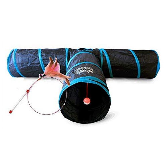 Túnel para Gato Feline Ruff 3 Vías 30 cm Extra Grande