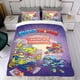 thumbnail image 4 of Super Cosas Conjunto de sábanas temático, trío de piezas, cómodo y amigable con la piel, diseño único, regalo de decoración para el hogar para familiares, amigos y fans,173cm *218cm, 4 of 6