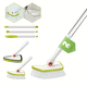 thumbnail image 1 of 2 In 1 Cleaning Brush Tub And Tile Scrubber Brush Sponge With 46?? Extendable Long Lightweight Handle Detachable Stiff Bristl, 1 of 5