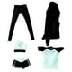 thumbnail image 2 of Figura De Mujer A Escala 1:6, Ropa De Moda Para Figuras De Acción Femeninas De 12 Pulgadas, Cuerpo Azul, 2 of 3