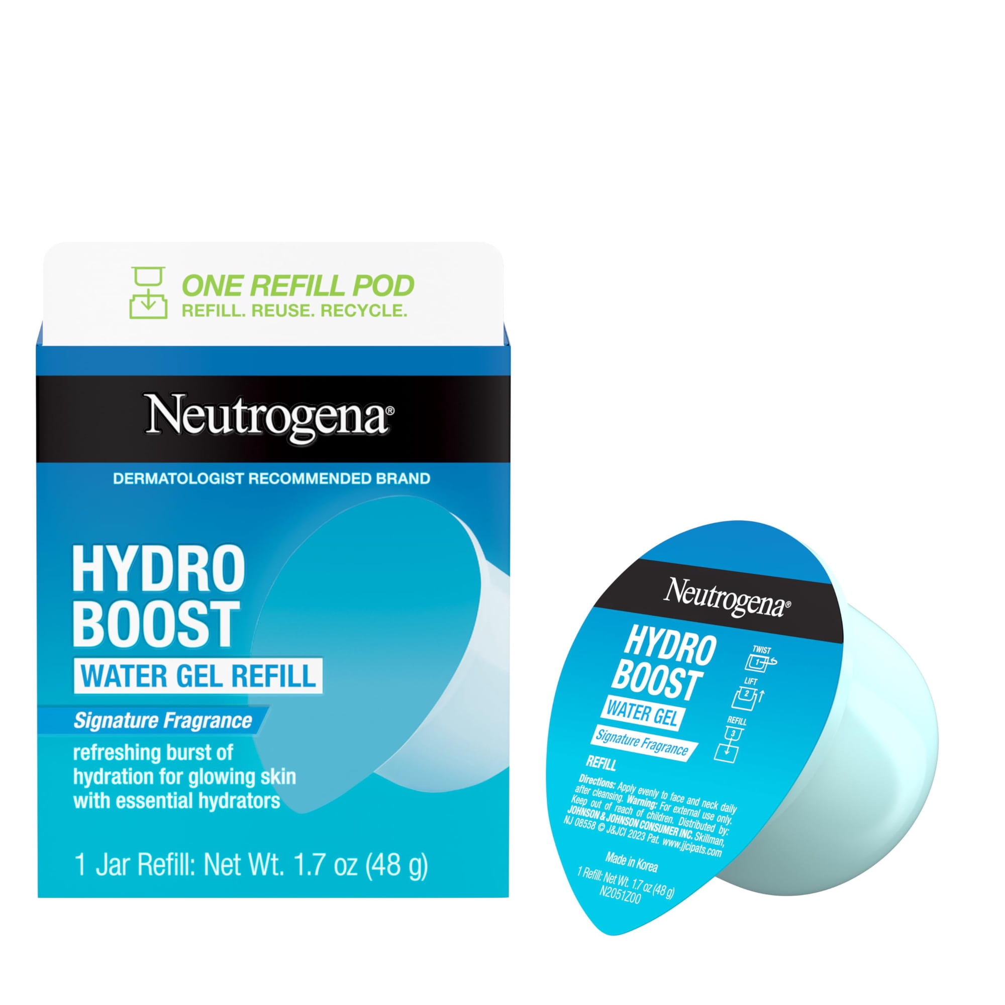 Gel De Agua Neutrogena Hydro Boost, 50 Ml, Con Forma De Cápsula Hidratante