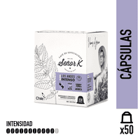 Café Señor K - Cápsulas Espresso Tueste Intenso Señor K Andes 50 Unidades