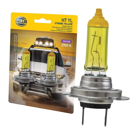 Bombilla HELLA H7 YL Xtreme Yellow 12V 55W Pack de 2