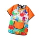 thumbnail image 5 of Kids Art Smock Pintura Delantal De La Pintura Del Delantero Del Delantero Para Dibujar A Casa Orange L, 5 of 5