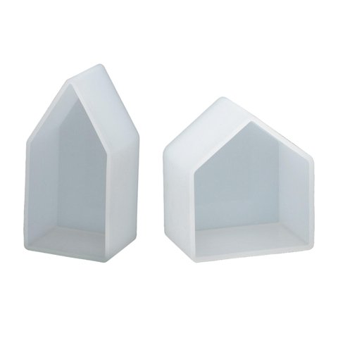 Bothyi - Molde Con Forma De Casa De Silicona, Herramienta De Fundición, Fabricación De Joyas Artesanales, Manualidades Epoxi Diy