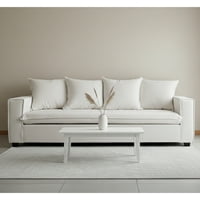 Luzyhogar - Sofá Madrid 200Cm - Lino Crudo