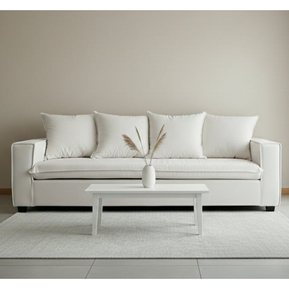 Sofá Madrid 200cm - Lino crudo