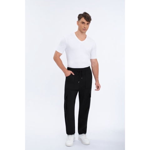 Likeshop - Pantalón Hombre Elasticado Recto Puño Ajustable Cargo 5001