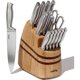 thumbnail image 1 of SMIRLY 15 Piece Knife Set with Block for Kitchen, Knife Block, 1 of 3