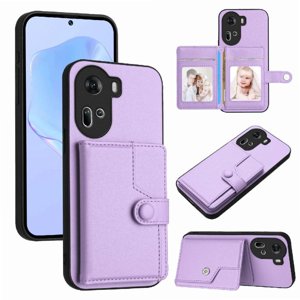 Foxdock Funda Para Oppo Reno 11 Con Bloqueo Rfid - Diseño Elegante Con Cierre De Botón