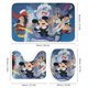 thumbnail image 3 of La casa de Mickey de Disney-theme 4-Piece Shower Curtain Set with Rugs, Waterproof Bathroom Decor Set Includes Bath Mat, U-Shaped Rug, Toilet Lid Cover and Curtain with Hooks, 3 of 6