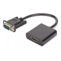 Cellpoint - Adaptador De Vga A Hdmi Full Hd 1080