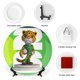 thumbnail image 3 of Zayu Plato decorativo de porcelana fina (bone china), plato decorativo de cerámica para hogar, oficina, soporte de pared, platos decorativos para dormitorio 25 cm, 3 of 6