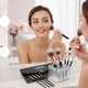 thumbnail image 4 of Pack Brochas Maquillaje Profesional + Organizador Acrílico Negro, 4 of 6