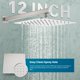 thumbnail image 3 of Sistema de ducha gotonovo Rainrain Shower, 30 cm, níquel cepillado, 3 of 9