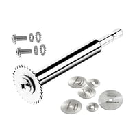 Ioensy - Vástago Hexagonal De 1/4"" Con 6 Hojas De Sierra Para Accesorios De Sierra De Taladro Rotativo, Piezas De Repuesto