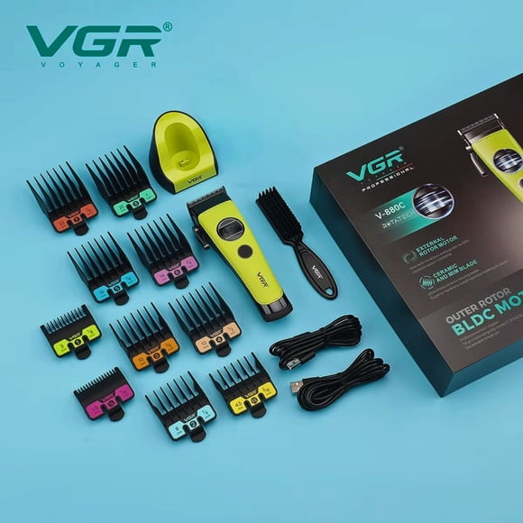 Vgr v-880c Maquina Cortapelo Profesional 7200rpm Verde