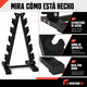 thumbnail image 4 of Rack Mancuernas Centurfit Gym Estante 5 Pares Pesas Torre, 4 of 8