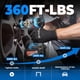 thumbnail image 3 of Llave de Impacto Dong Cheng 20V Brushless 360 ft-lb 2 Baterías, 3 of 3