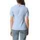 thumbnail image 3 of INSPIRE CHIC Edición Mujeres 1950s Cuello Redondo Mangas Cortas Tops a Cuadros S Azul, 3 of 6
