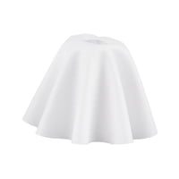 Magideal - Pantalla Para Lámpara, Pantalla Para Lámpara De Araña, Pantalla Para Lámpara De Construcción Ondulada, Cubierta Elegante Para Lámpara De Techo, Mesita 340Mmx210Mm