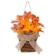 thumbnail image 5 of Cesta De Mimbre De Corona De Hoja De Arce Artificial Para Decoración De Otoño De Puertas Delanteras, 5 of 5