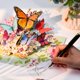 thumbnail image 4 of Tarjeta de Cumpleaños 3D Pop Up Joyvine Mariposa y Flor, 4 of 7