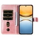 thumbnail image 5 of Funda con Cremallera para Google Pixel 9A, Carcasa Cartera de Cuero PU con Soporte y Tarjetero, 5 of 6