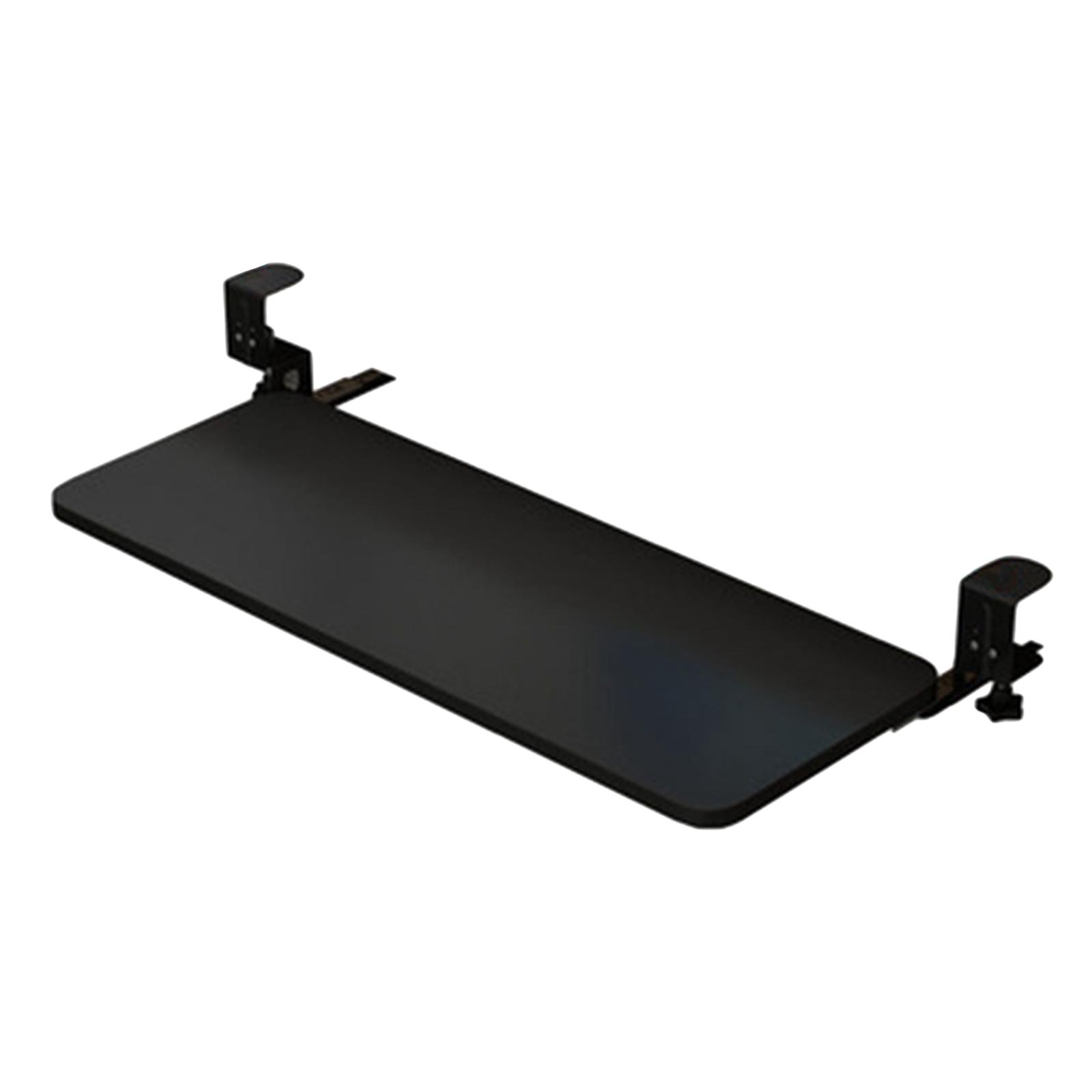 Bothyi - Bandeja Para Teclado Debajo Del Escritorio Ahorre Espacio Ajustable Para Escribir Escritorio Negro