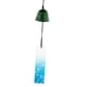 thumbnail image 1 of Campana De Viento Japonesa Furin Campanas De Hierro Fundido Nambu Iwachu Verde + Azul, 1 of 4