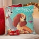 thumbnail image 4 of La Dama y el Vagabundo Fundas de almohada de terciopelo con tema, regalos de funda de almohada, decoración para el hogar, cojín de lanzar, regalo de cumpleaños para fans y parejas.61*61cm., 4 of 6