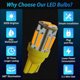 thumbnail image 3 of Luz LED T10 194 GLOFE Ultra Amarilla 12V Tablero, 3 of 3