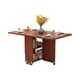 thumbnail image 1 of Mesa de comedor plegable café 140x80x77 cm, 1 of 4