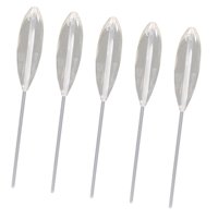Ioensy - 5X Flotador De Pesca Regalo Del Día Del Padre De Niños Bobbers Acrílicos Transparentes De Agua Salada 5G