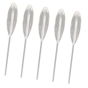 Ioensy - 5X Flotador De Pesca Regalo Del Día Del Padre De Niños Bobbers Acrílicos Transparentes De Agua Salada 5G