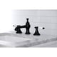 thumbnail image 5 of Grifo Kingston Brass Bel-Air para baño, amplio, negro mate, 5 of 9