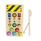 thumbnail image 1 of Panel De Control De Madera, Interruptor, Tablero Ocupado De Juguete Para Niños Y Niñas, Juguete De Madera Preescolar, 1 of 5