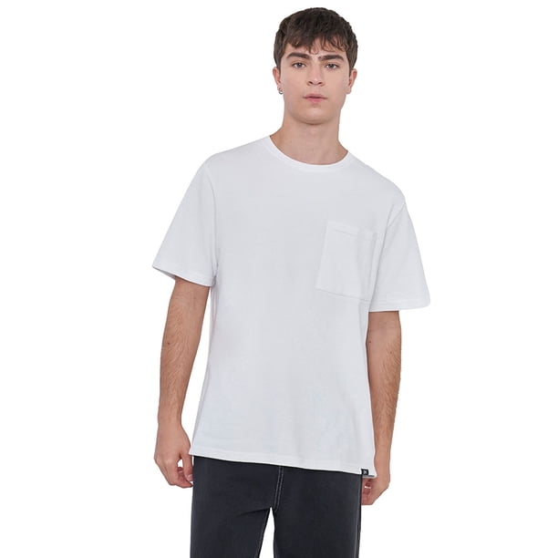Polera Hombre Tejida Bolsillo Blanco Corona