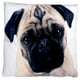 thumbnail image 1 of Funda Decorativa Para Cojín Pug Beige, 1 of 4