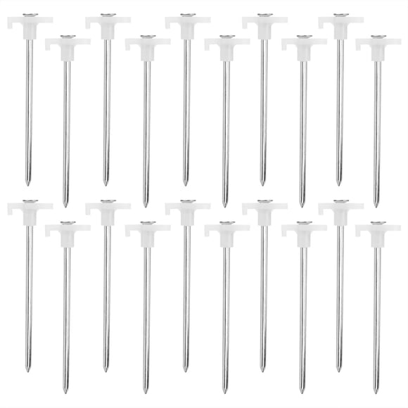 Estacas para Tienda JFOUTU de Acero Galvanizado para Montaje Rápido 20 unidades (18 cm/7 pulg)