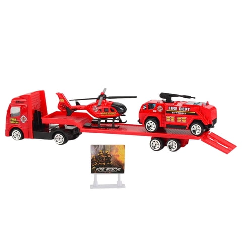 Bothyi - Niñas Niños Grúa Remolque Remolque Juguete Juguetes Educativos Coche Transporter Juguete Rojo