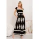 thumbnail image 2 of Maxi Vestido Largo Verano Mujer Estampado Casual Sin Mangas 3380, 2 of 3