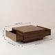 thumbnail image 4 of Mesa De Centro Para Living Minimalista Con Cajones Oculto Marrón, 4 of 8