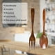 thumbnail image 4 of Juego de cocina de madera para mezclar ensaladas, sopas y revolver, utensilios de cocina antiadherentes, cuchara para servir, utensilios de cocina, 4 of 6