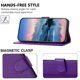thumbnail image 2 of Funda Cartera para Motorola Moto Edge 50 Pro Tarjetero Soporte Magnético y Correa Morado, 2 of 5