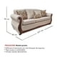 thumbnail image 3 of Sofá Con Resorte Estructural Grand Santi Chenille 4 Personas Beige X, 3 of 3