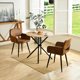 thumbnail image 4 of Set 2 Silla De Comedor Con Brazo Mayfairsued Café, 4 of 5